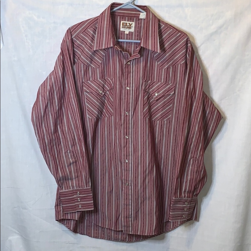 VTG 17-34 Ely Cattleman Pearl Snap Buttondown